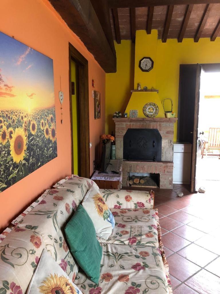 Casa Country House Girasole Vakantie Huis-Wakacje Huis Asciano Exterior photo